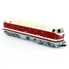 Starter Set “Alex” Hercules Diesel loco w. 2 passenger cars, PIKO A-Track w. Railbed