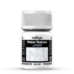 Vallejo 26591 30 ml. Transparent Water, Diorama Su Dokusu Yapma Boyası