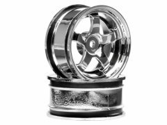 1/10 WORK MEISTER S1 WHEEL 26mm CHROME (3mm OFFSET)