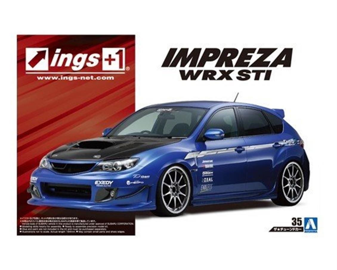 05423 1/24 ings GRB IMPREZA WRX STI 07