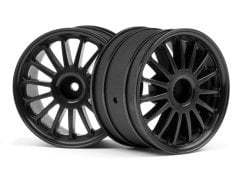 1/8 WR8 TARMAC WHEEL BLACK (2.2 WR8/Use with 2.2(57mm) tires