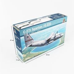 Italeri 1450S 1/72 C-27A Spartan / G.222 Askeri Nakliye Uçağı Demonte Plastik Maketi