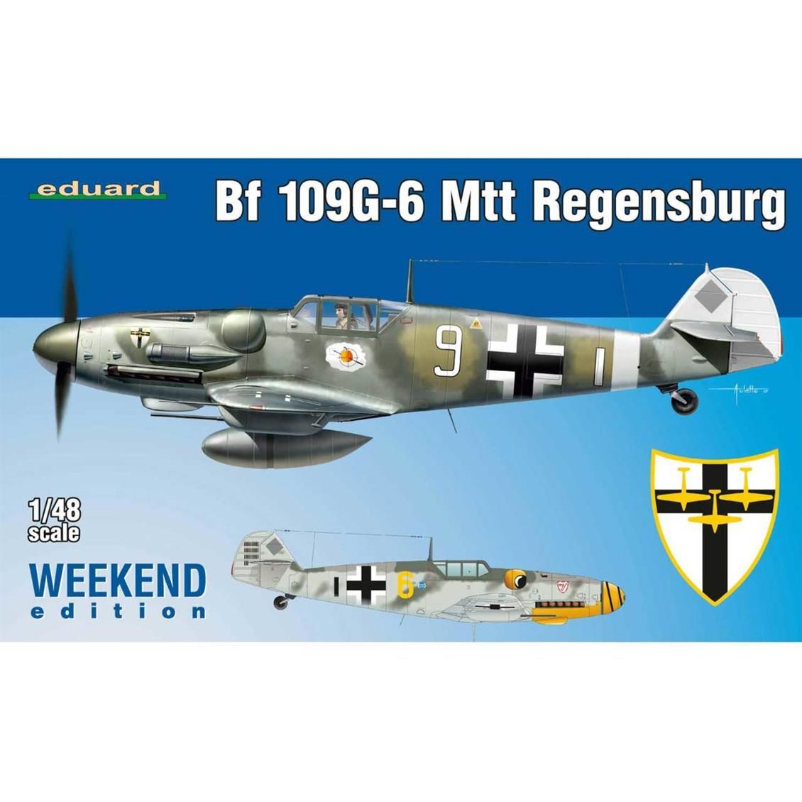 EDUARD 84143 1/48 Bf 109G-6 MTT Regensburg Uçak Ma