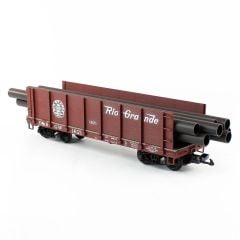 Piko 38749 1/22,5 G-D&RGW Pipe Gondola, Model Tren Yük Vagonu