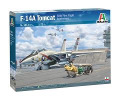 Italeri 1414S 1/72 F-14A Tomcat 50th Anniversary Savaş Uçağı Demonte Plastik Maketi