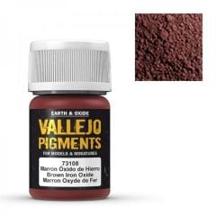 Vallejo 73108 35 ml. Brown Iron Oxide, Model Boyası Pigmenti