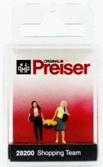 Preiser 28200 1/87 Ölçek Alışveriş Yapan İki Kadın Figürü