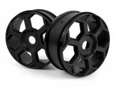 Hexcode Wheel Black for 1/8 Buggy (2pcs)