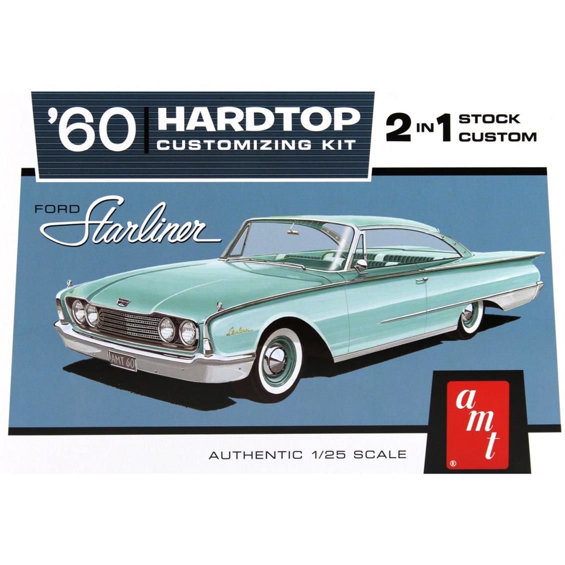 AMT 1055 1/25 1960 Ford Starliner Araba Demonte Plastik Maketi