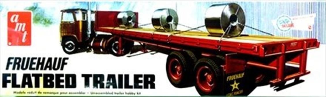 617 1/25 Fruehauf Flatbed Trailer