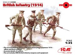 35684 1/35 British Infantry 1914 4 figures