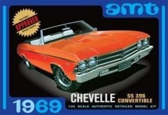 AMT 828 1/25 1969 Chevelle Convertible Araba  Demonte Plastik Maketi