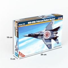 Mistercraft D097 1/72 MIG-29A Fulcrum Polish Rocket Savaş Uçağı Demonte Plastik Maketi