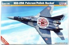 Mistercraft D097 1/72 MIG-29A Fulcrum Polish Rocket Savaş Uçağı Demonte Plastik Maketi