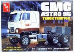 AMT 1230 1/25 GMC Astro 95 Semi Tractor (Miller Beer), Demonte Plastik Çekici Maketi