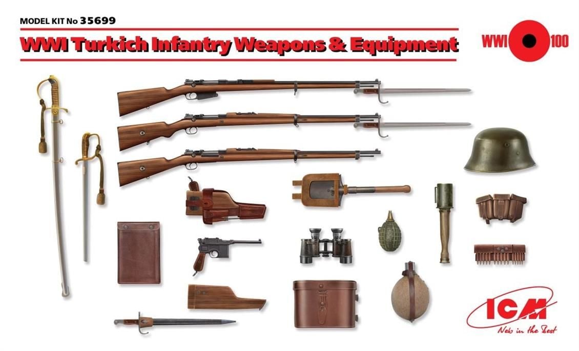 35699 1/35 WWI Turkish Infantry Weapons and Equipm