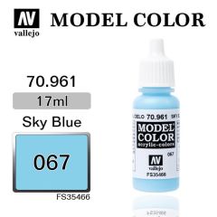 Vallejo 70961 17 ml. (67) Sky Blue-Matt, Model Color Serisi Model Boyası