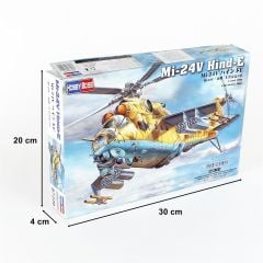 HobbyBoss 87220 1/72 Mi-24V  Hind-E Helikopteri Demonte Plastik Maketi