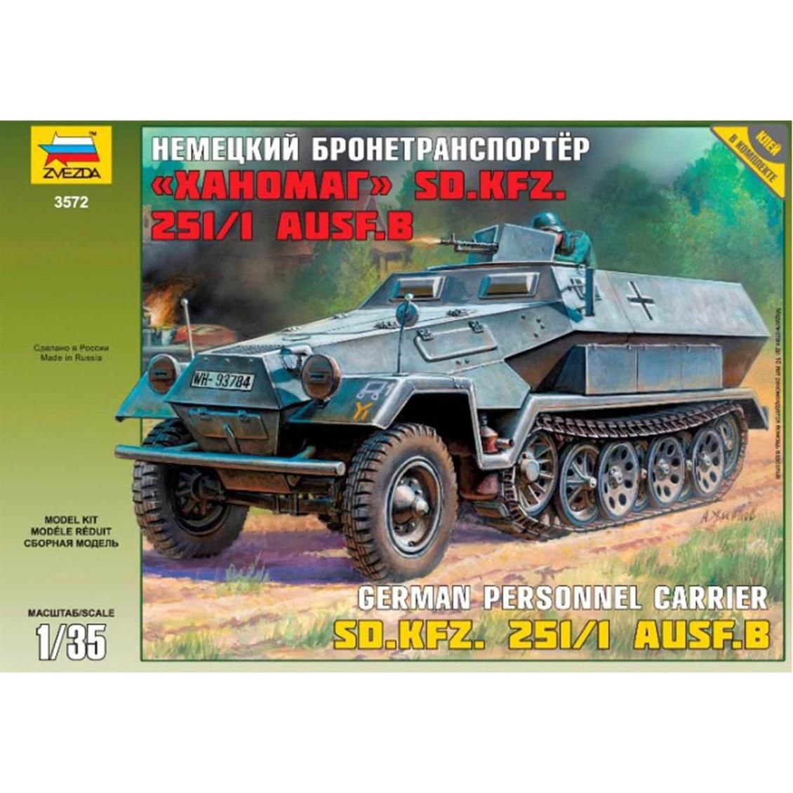 3572 1/35 HANOMAG ALMAN ZIRHLI PERSONEL TAŞIMA ARA