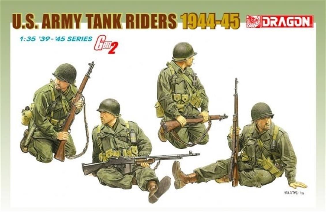 Dragon 6378 1/35 Ölçek Tank Mürettebatı (1944-45) Asker Figürleri  Plastik Model Kiti