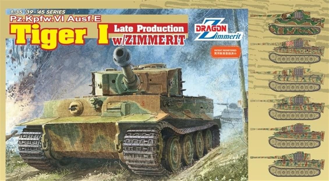 6383 1/35 PZ.KPFW.VI AUSF.E TIGER I LATE -  PLASTİ