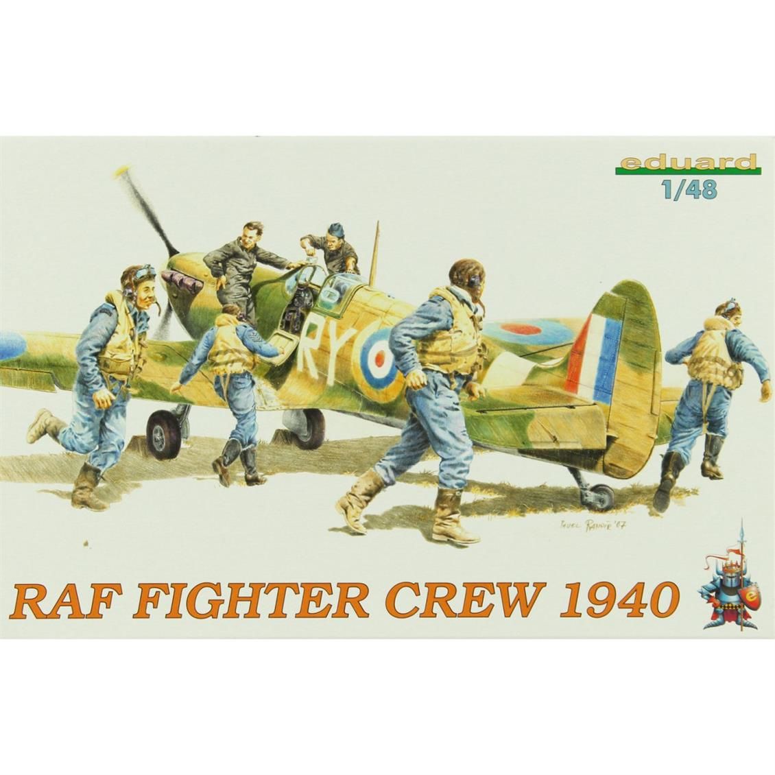 EDUARD 8507 1/48 RAF FIGHTER CREW 1940 Figür Maket