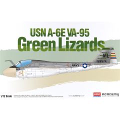 Academy 12543 1/72 A-6E Green Lizards Savaş Uçağı Demonte Plastik Maketi