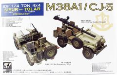 AFV Club AF35S99 1/35 IDF M38A1/CJ5 (2 models set) Tank Savarlı Jeep Demonte Plastik Maketi