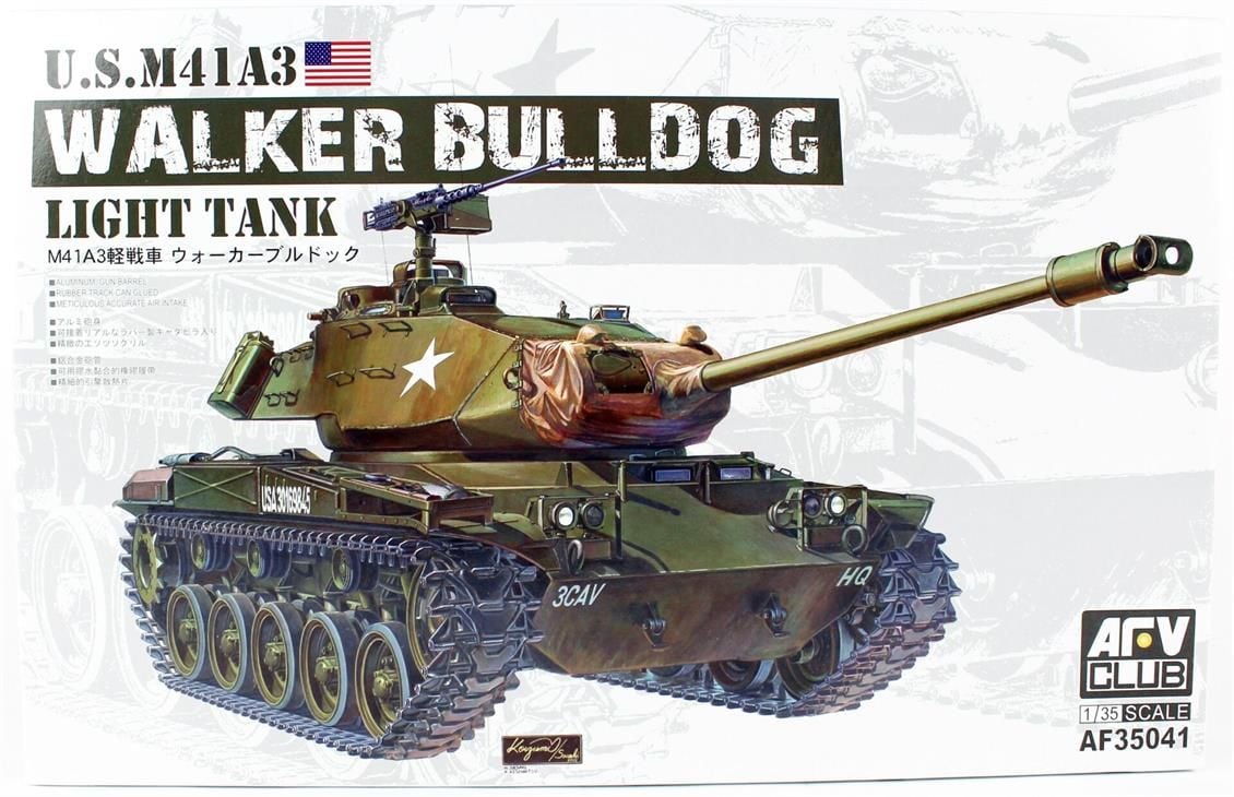 AFV Club AF35041 1/35 M41A3 Walker Bullbog Hafif Tankı Demonte Plastik Maketi