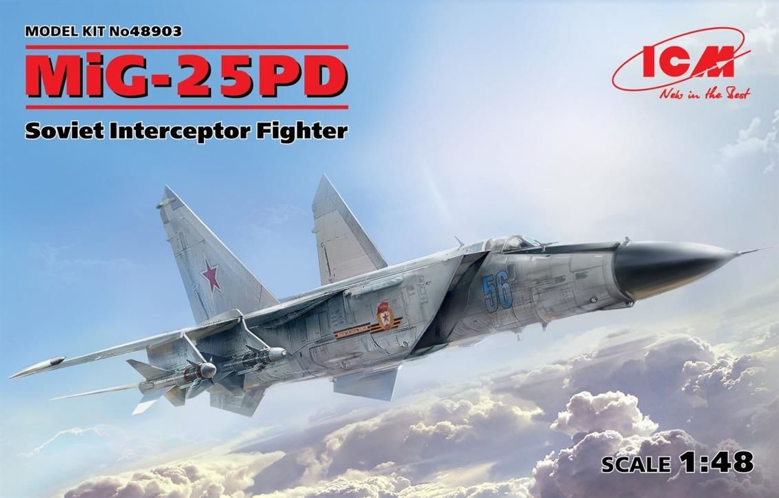 48903 MiG-25 PD, Soviet Interceptor Fighter MiG-25