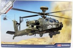 Academy 12551 1/72 ABD Kara Kuvettleri AH-64D Blok II Geç Dönem Helikopter Demonte Plastik Maketi