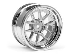 DY-CHAMPION 26mm WHEEL (CHROME/SILVER/6mm OS/2pcs)