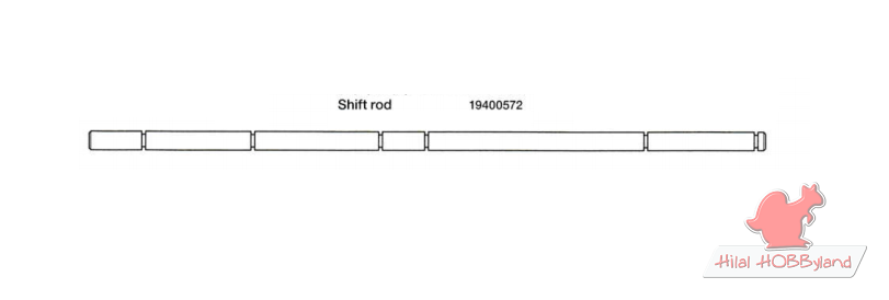 Tamiya 1:14 Truck Shift Rod