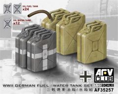 AFV Club AF35257 1/35 German WWII 20L Jerrycan Bidon Seti Demonte Plastik Maketi