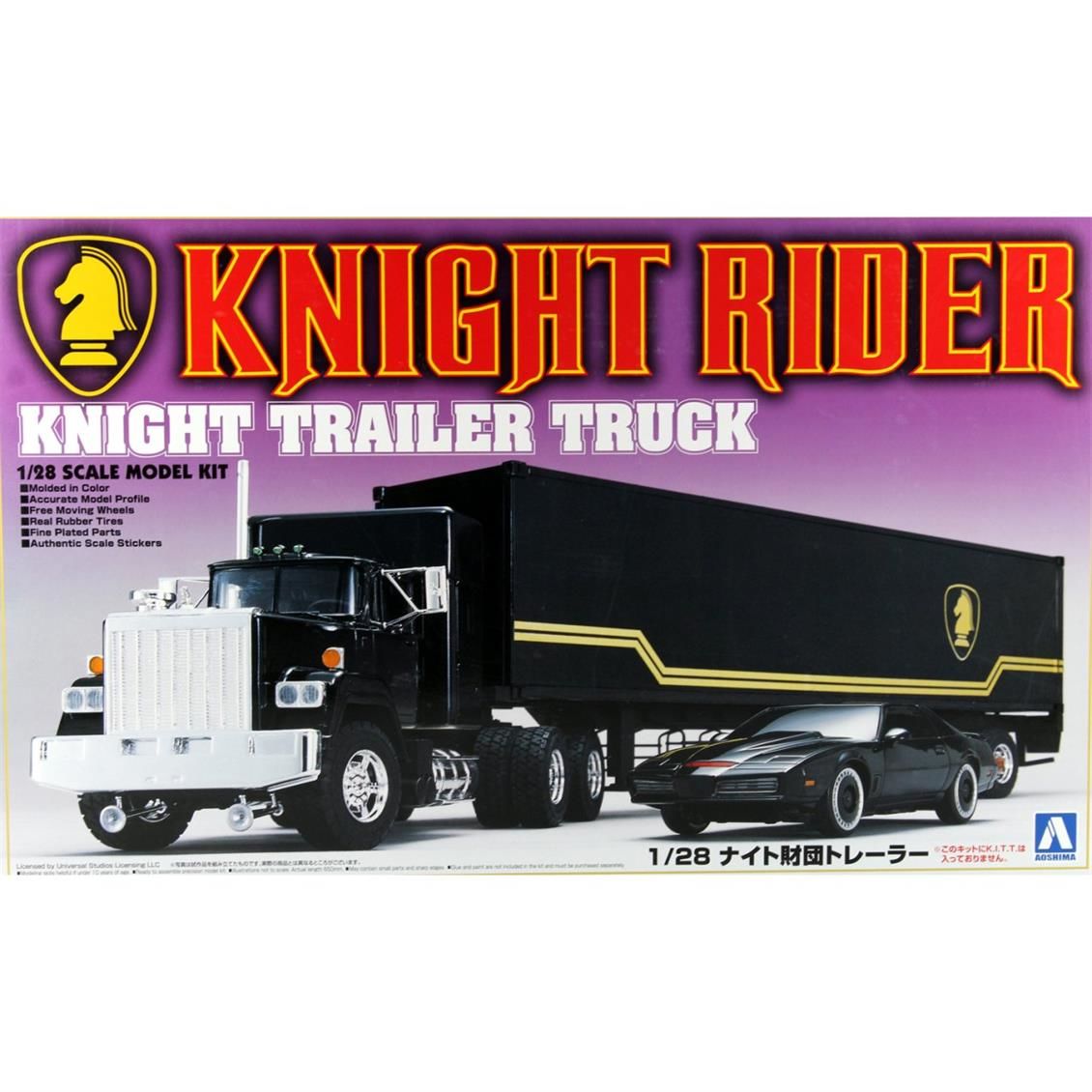 03066 1/28 KNIGHT RIDER TRAILER TRUCK