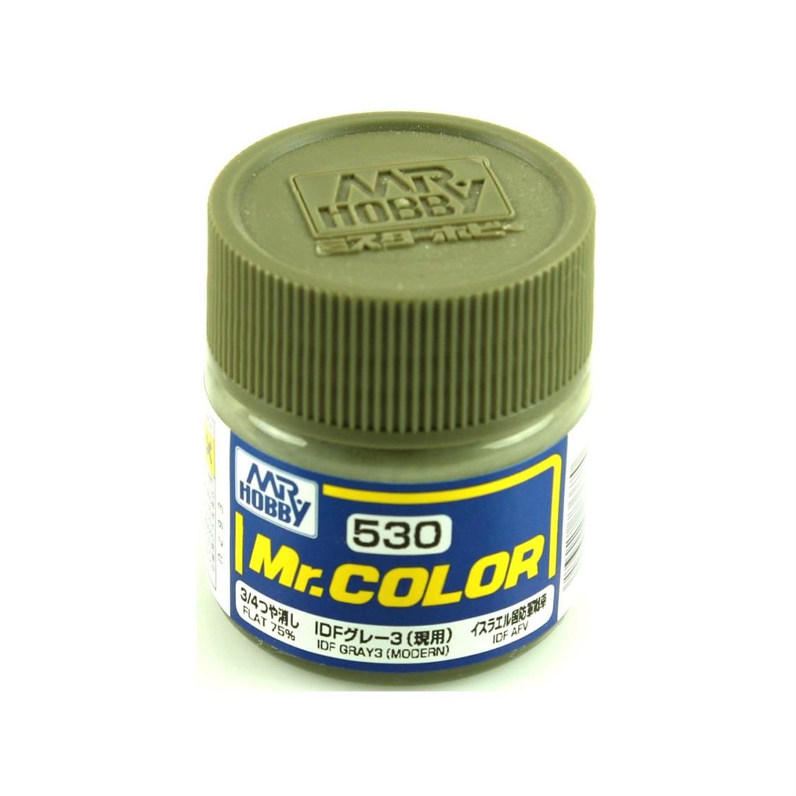 Gunze C530 10 ml. IDF Gray 3 (Modern), Mr.Color Serisi Maket Boyası