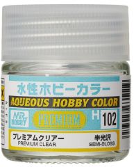 Gunze H102 10 ml. Premium Clear Semi-Gloss, Aqueous Serisi Maket Boyası