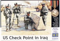 MasterBox 3591 1/35 Ölçek, Güncel Savaşlar Serisi, Irakta Amerikan Kontrol Noktası, Plastik Figür Kiti