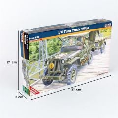 Mistercraft F299 1/35 (1/4 Ton Sınıfı) Willys Jeep Demonte Plastik Maketi