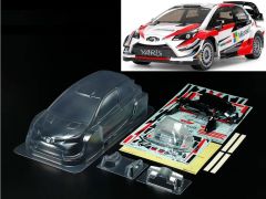 1/10 Tamiya Toyota Yaris WRC 190 mm Boyasız Şeffaf Kaporta