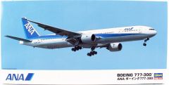 Hasegawa 10 10710 1/200 Ölçek ANA B777-300 Yolcu Uçağı Plastik Model Kiti