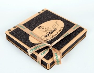 Gün Kurusu Ahşap Kutu 900 Gr. (Özel)