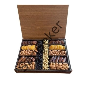 Karışık Kuru Meyve&Kuru Yemiş Ahşap Kutu  (Hediyelik)