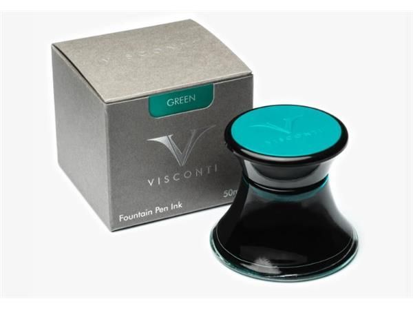 Glass Inkwell Green 50ml