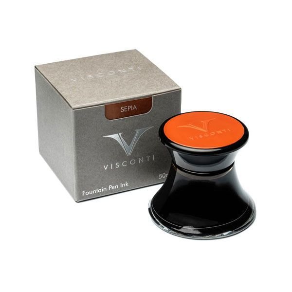 Glass Inkwell Sepia 50ml
