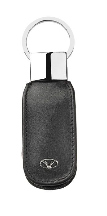 Key Holder Zip Black