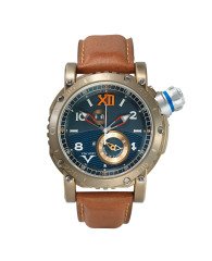 Grand Cruise Bronze Leather Strap