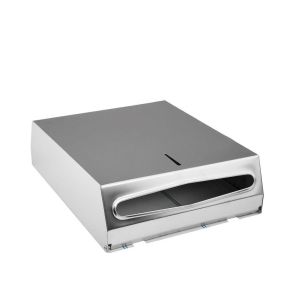 Paslanmaz Kağıt Havlu Dispanseri 200'lü Banyo Mutfak Otel Restorant Z Katlama Havluluk Krom