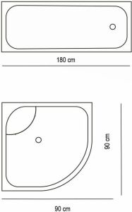 Banyo Perdesi 1x180x200 Tek Kanat Duş Perdesi Halka Hediyeli Duşakabin Perdesi Whale
