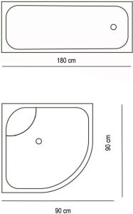Banyo Perdesi 1x180x200 Tek Kanat Duş Perdesi Halka Hediyeli Duşakabin Perdesi Big Ben